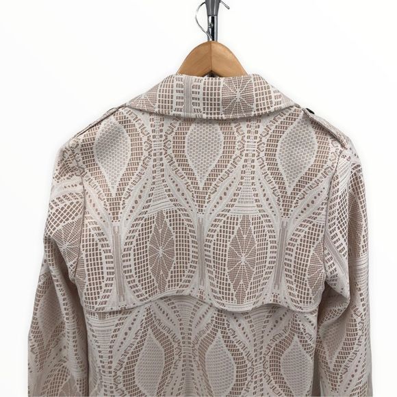 Pixley Marsa Ivory Lace Moto Jacket Blazer - Picture 5 of 11